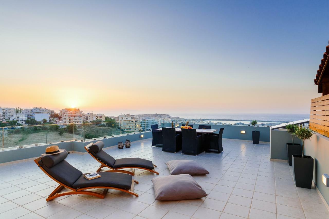 Apartament Stelios Penthouse Retimno Zewnętrze zdjęcie
