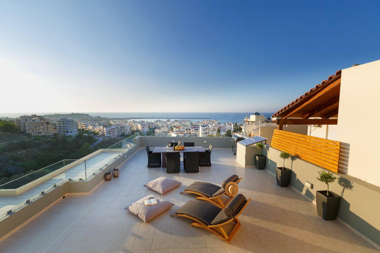 Apartament Stelios Penthouse Retimno Zewnętrze zdjęcie