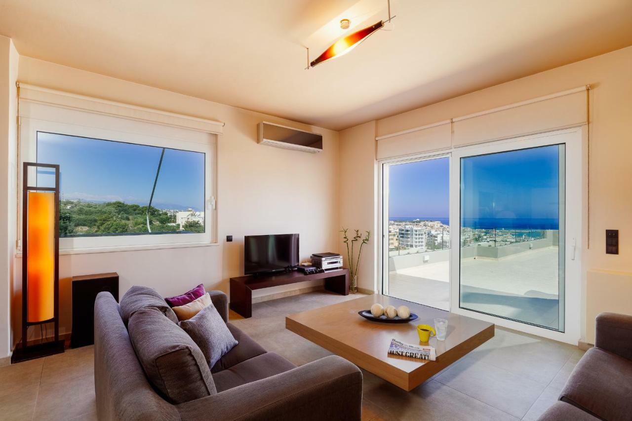 Apartament Stelios Penthouse Retimno Zewnętrze zdjęcie