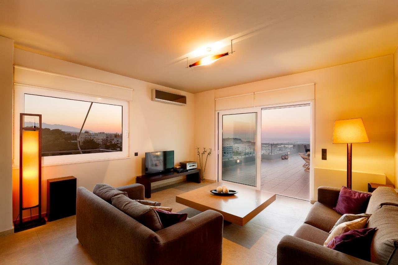 Apartament Stelios Penthouse Retimno Zewnętrze zdjęcie