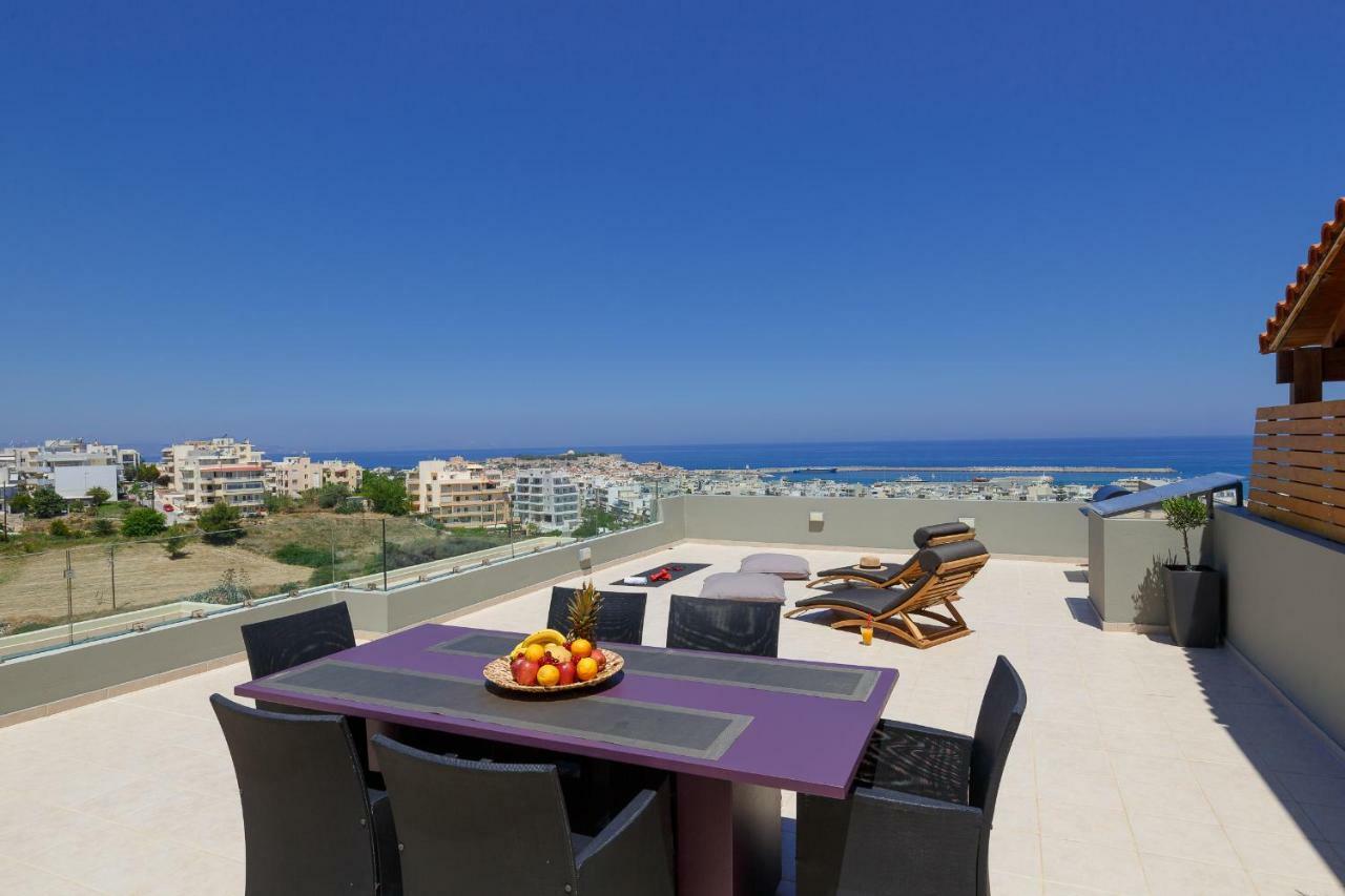 Apartament Stelios Penthouse Retimno Zewnętrze zdjęcie